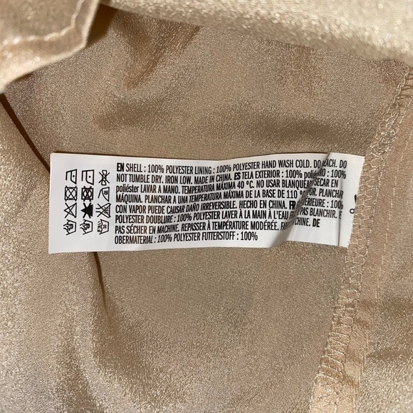 NWT Endless Rose Polka Dot Ruffle Strap V-Neck Ivory Mini Dress size Small NEW - Picture 8 of 8